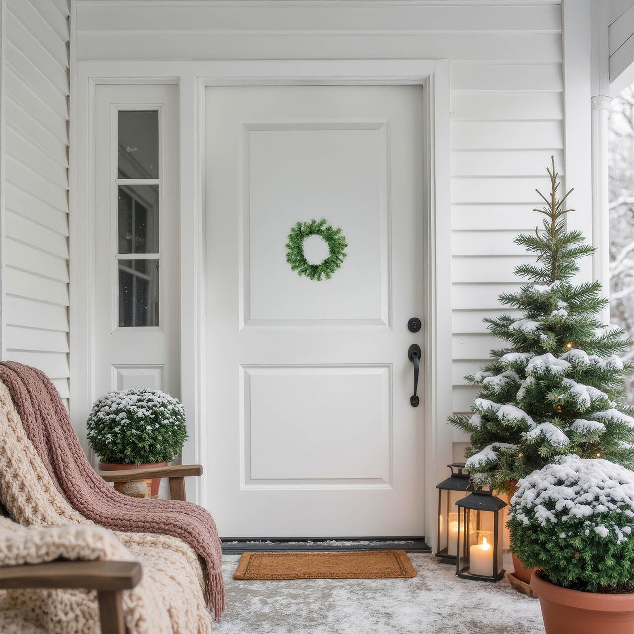 Northlight Deluxe Dorchester Pine Artificial Christmas Wreath - 10" - Unlit